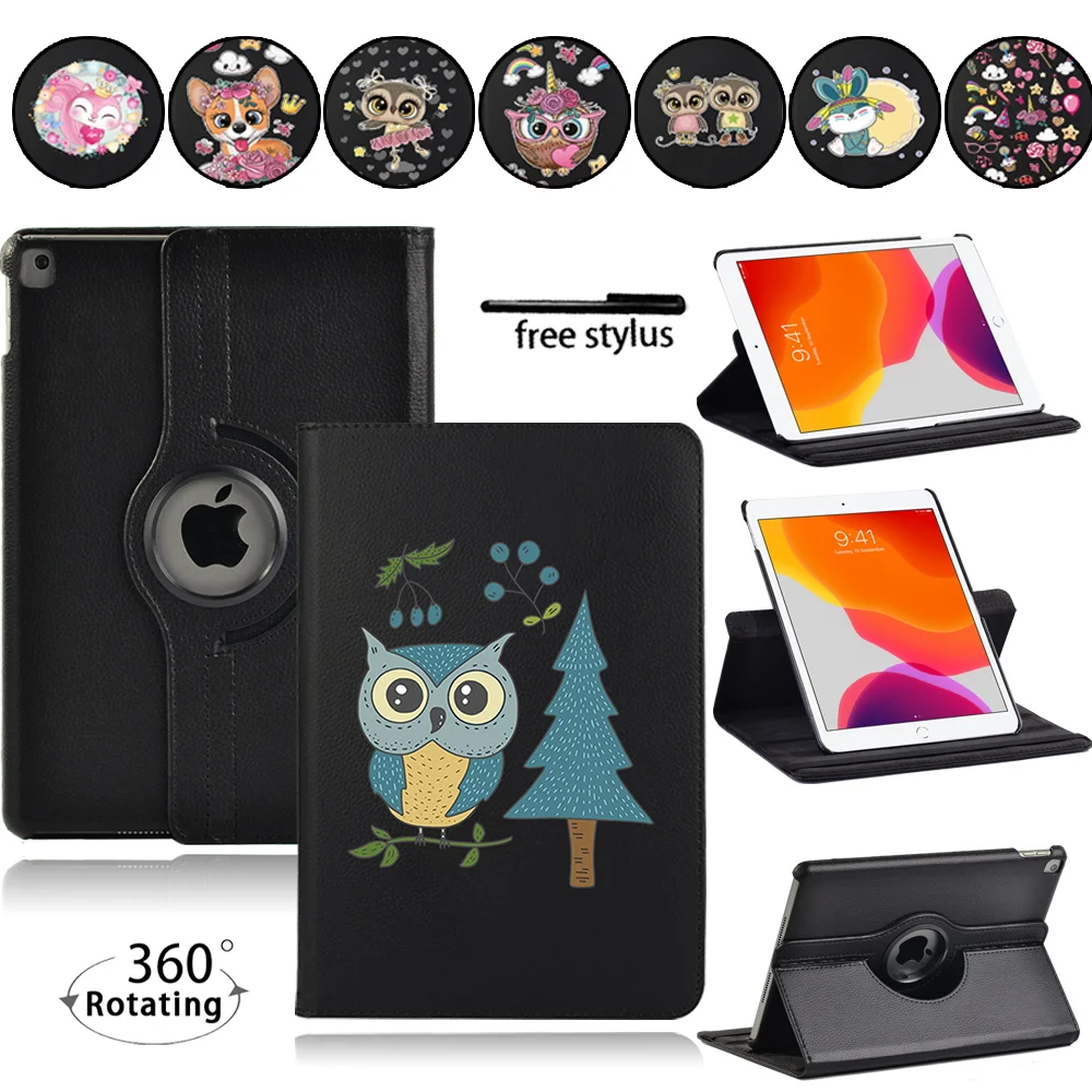 

360 Rotating Case for Apple IPad 7th A2197 A2198 A2200/ IPad 8th A2270 A2428 A2429 A2430 10.2" Automatic Sleep Wake Tablet Cover