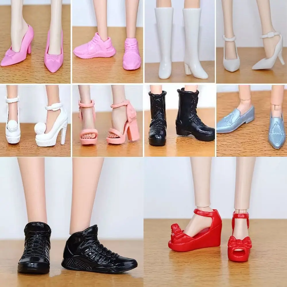 Quality 1/6 Doll Shoes High Quality 30cm Original Figure Doll Sandals 10 Styles Super Model Boots Doll Accessories