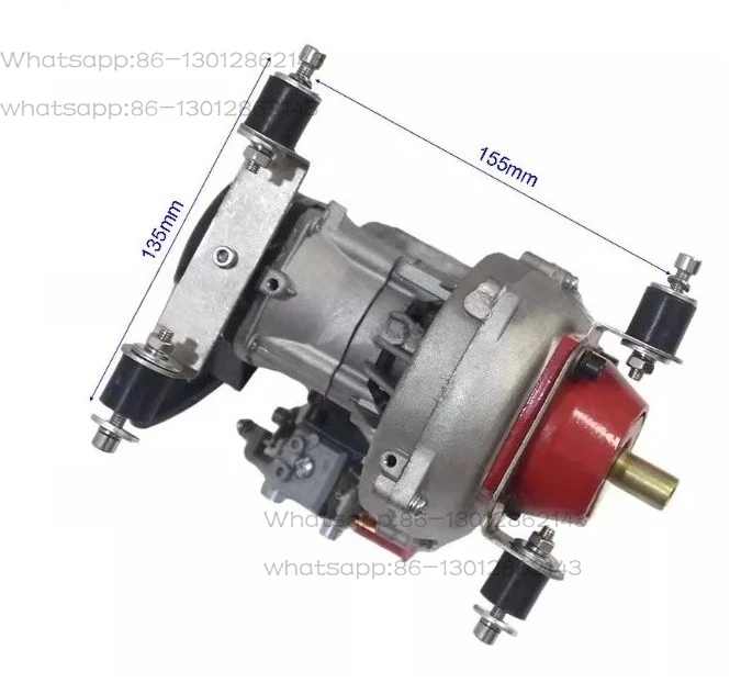26cc ship model oil engine, remote control model racing single-cylinder water-cooled pull engine, two-stroke ignition