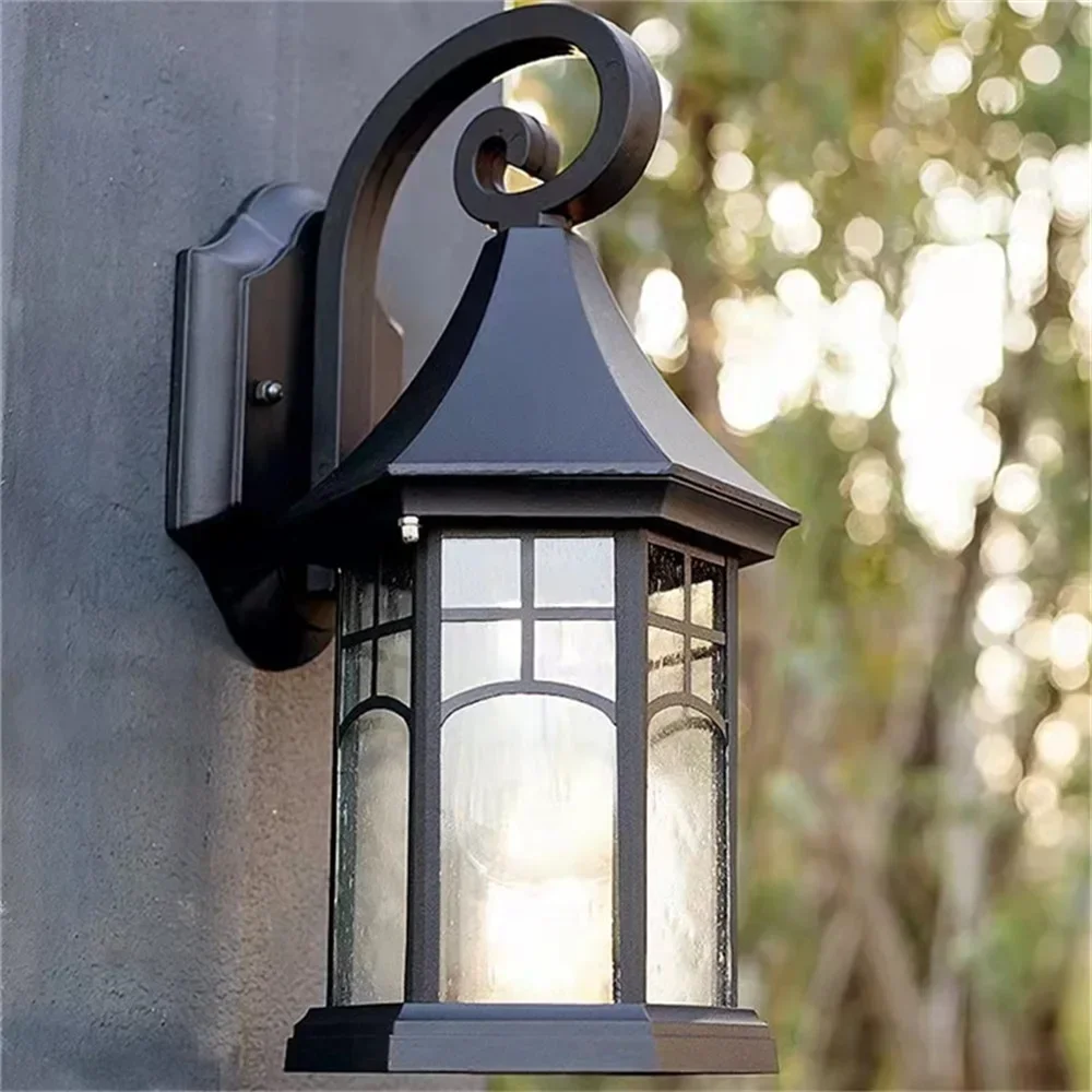 ASHER Outdoor Light LED Sconces Wall Lamps Classical Waterproof for Retro Home Balcony Decoration