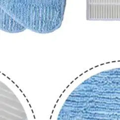 For Zigma Spark 980 981 Robot Vacuum Filter Side Brush Mop Cloth Replacement Parts Kit Cleaning Accessories Supply