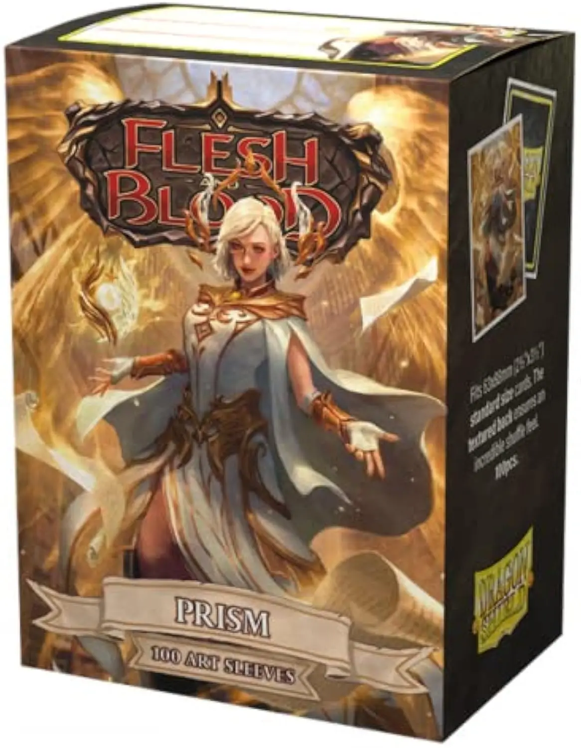 Arcane Tinmen Dragon Shield Sleeves – Flesh and Blood: Prism 100 CT - MTG Card Sleeves are Smooth & Tough - Compatible with Poke