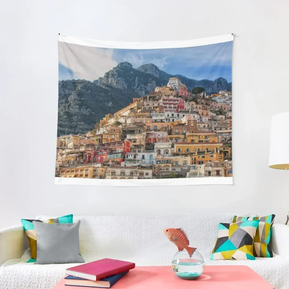 

Italy, Positano Tapestry Decoration Home Decoration Bedroom Hanging Wall Tapestry