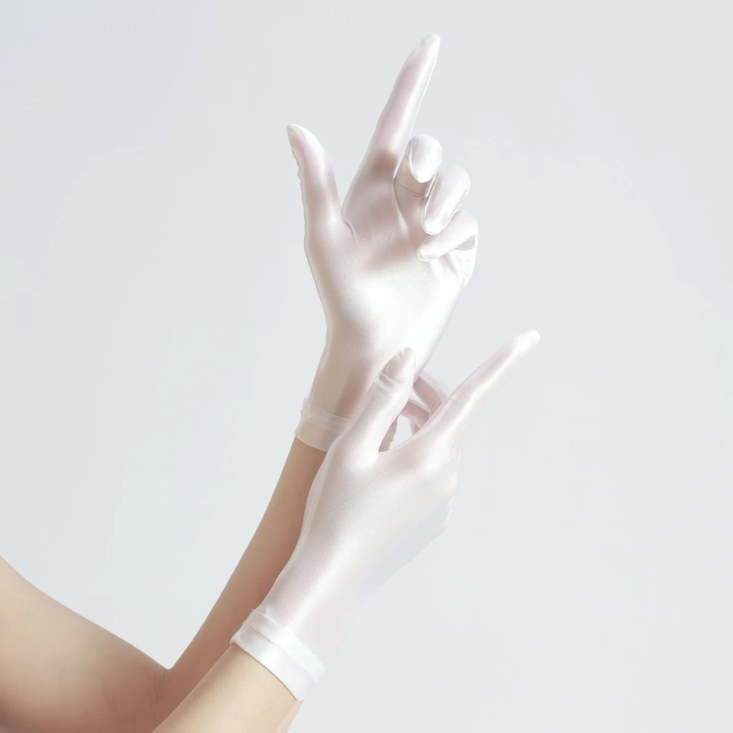 Sexy Thin Smooth Elastic Solid Short Tight Gloves Men Women Night Club Party Cosplay Sunscreen Driving Stage Performance