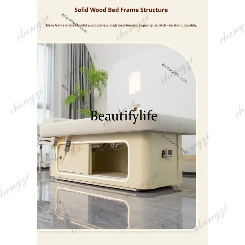 BBB   Spa Nail Massage Tables Tattoo Ear Cleaning Sleep Beauty Massage Tables Knead PU Leather Furniture Letti Per Massaggi