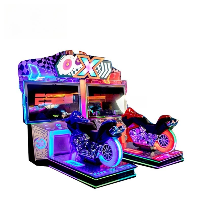 متنزه الترفيه تجربة العملة المعدنية محاكي سباق الدراجات النارية الديناميكي #6