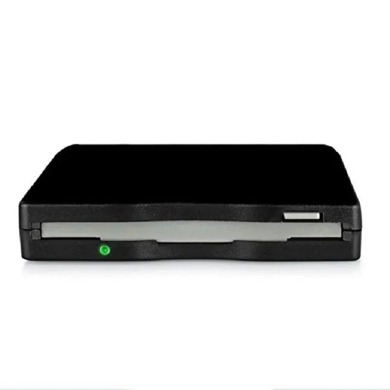 1.44M FDD Plastic Floppy Drive External Disk Office Computer Accessories Black USB Interface Home Durable Portable Plug and Play