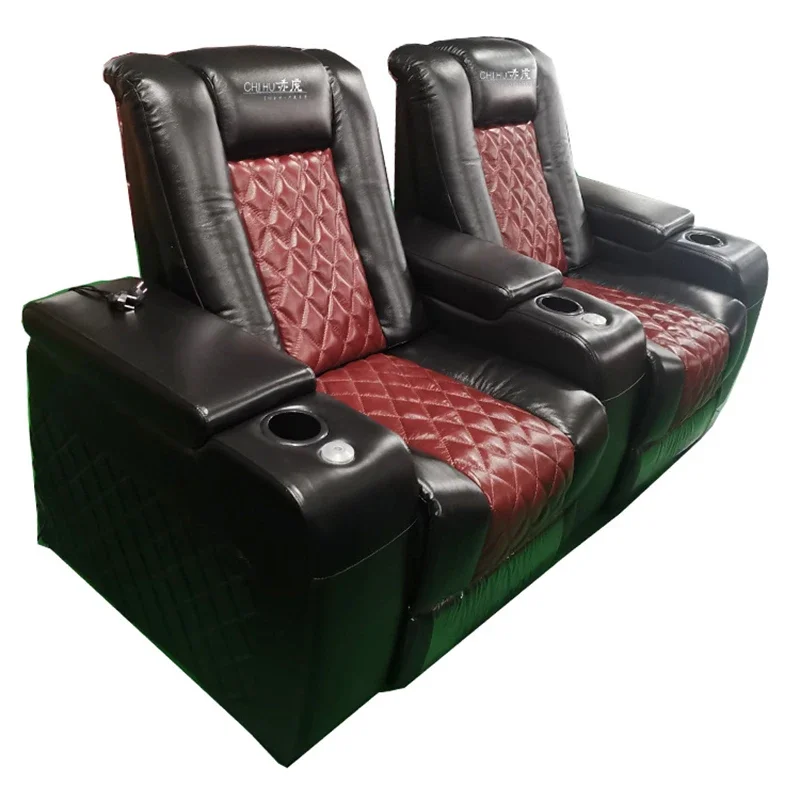 Modern Minimalist Electric Leather Sofa And Chair Intelligent Cinema Functional Seat