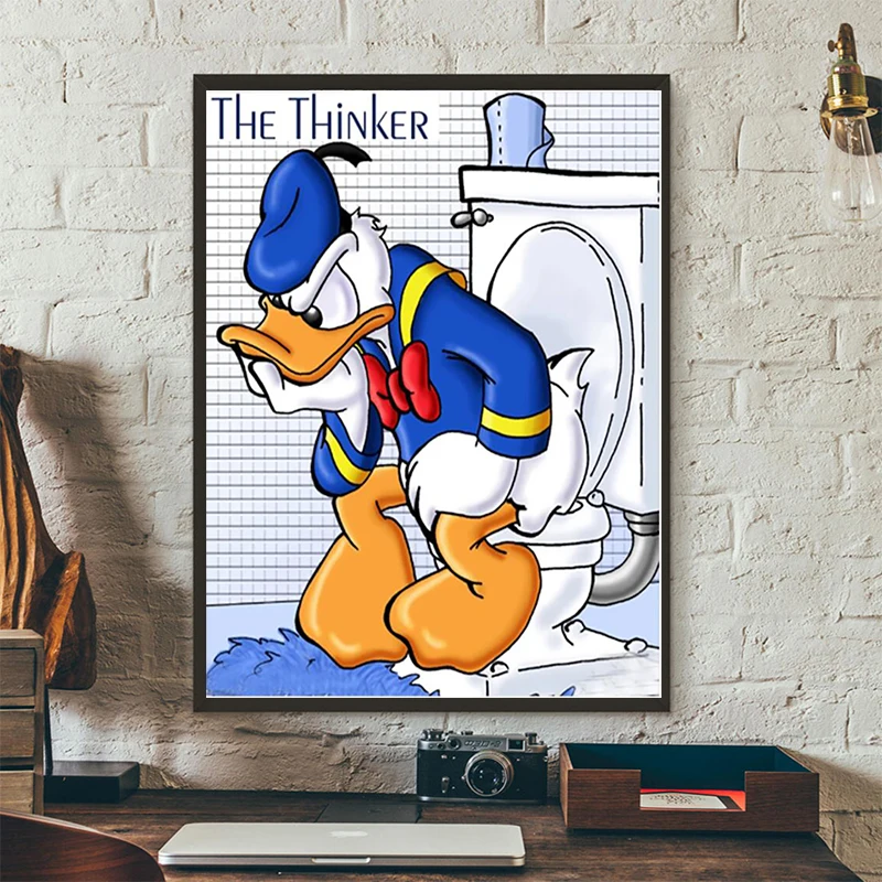 Disney donald Hamis hang 5D Briliáns Festés winnie Lá pooh Bambi-díj Kellemetlenség Bevarr készlet Hiánytalan Briliáns Hímzés DIY haza dekor Adomány