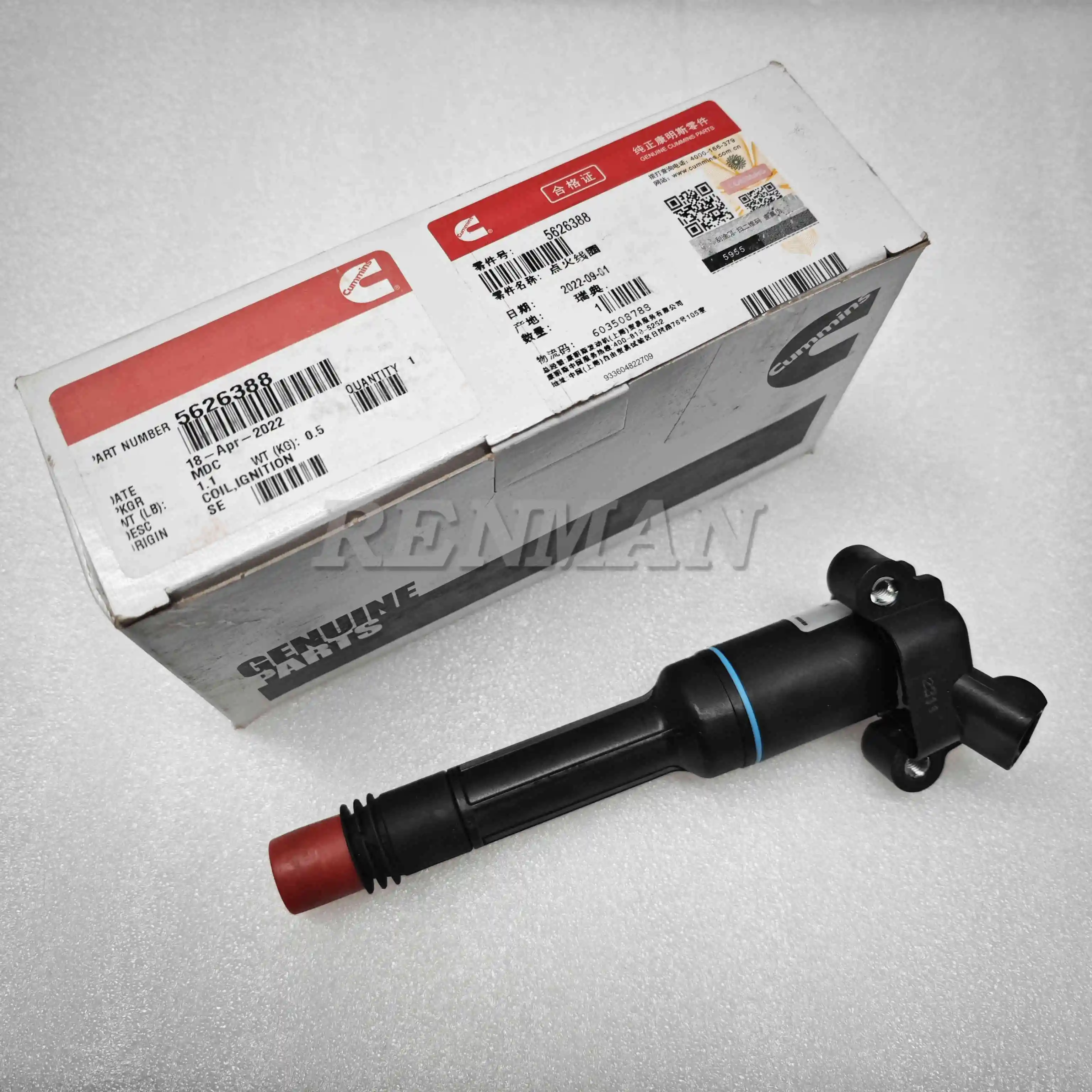

Cummins Natural ga s Engine Ignition Coil 5626388