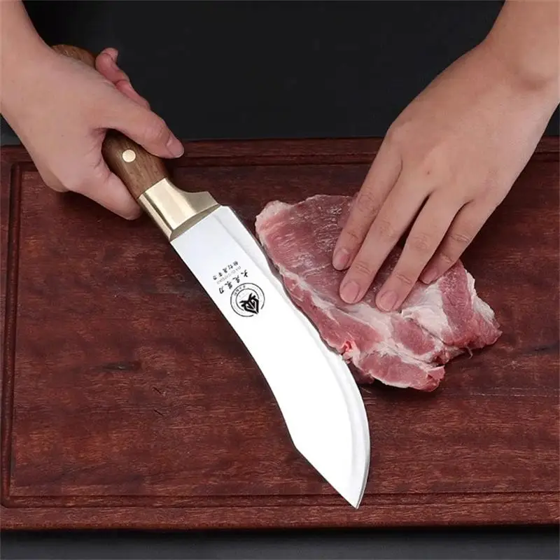 PLYS Kitchen Knife Set Stainless Steel Commercial Boning Knife Super Fast Meat Splitting Knife High Hardness Chef Knife