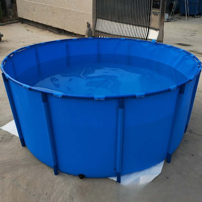 

Large liquid bag, thickened material outdoor removable bracket aquaculture fish pond, large canvas bracket pool