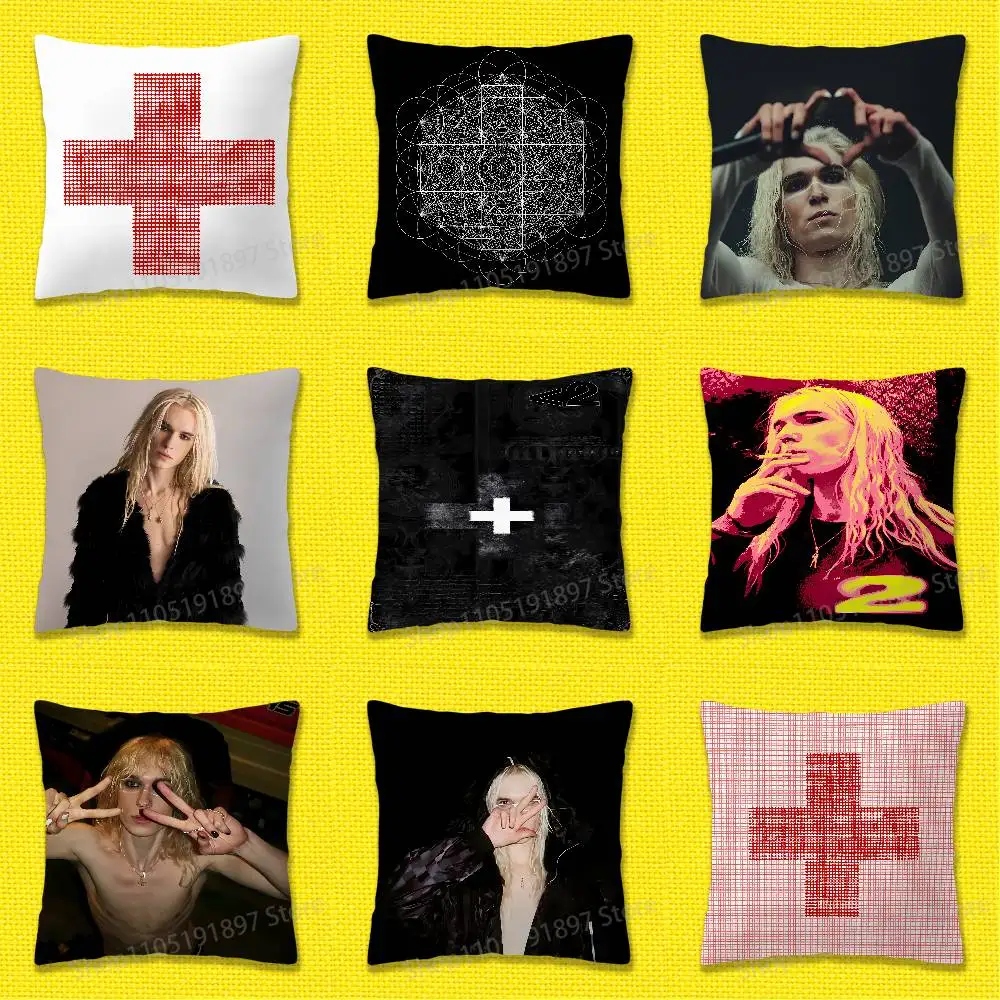 

2-2hollis White Tiger Star boy META Throw Pillow Case For 45cm 40cm 55cm 50cm 30cm Square Car Pillowcase Shell