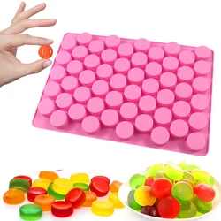 New Gummy Mold Silicone 2023 For Keto Snacks 55 Cavity Round Mould  Ice Cube Apple Cider Vinegar Chocolate Candy Making Supplies