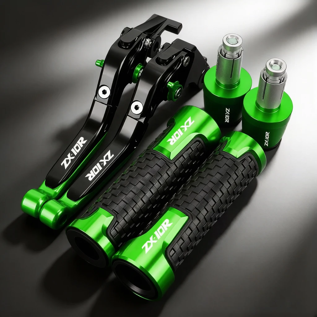 

For KAWASAKI ZX10R ZX 10R 2016-2020 2021 2022 Motorcycle Clutch Lever Brake Levers Moto Handlebar Handle Hand Grips Ends Cap
