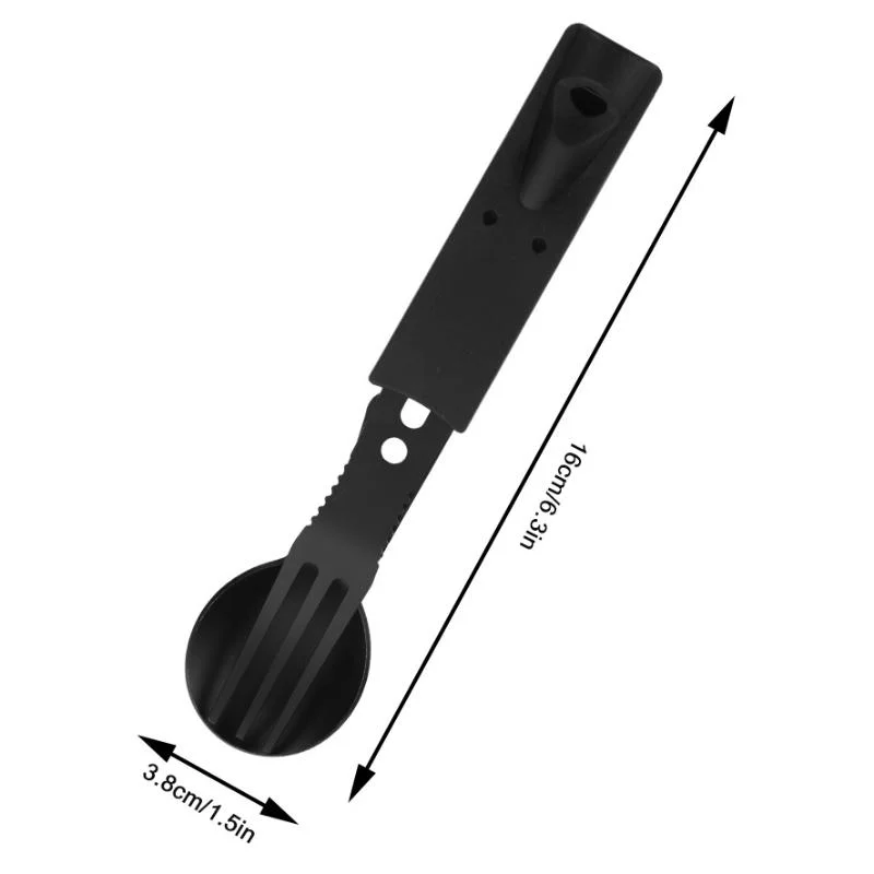 Lightweight Fork Spoon Bottle Opener for Survival Tactical Utility for Easy Outdoor Fork Spoon Versatile Outdoor Camping Tool view 6