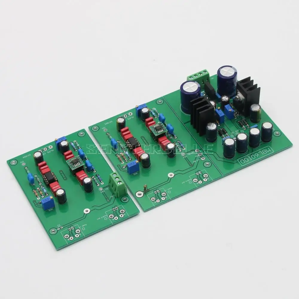 Assemble MBL6010D HiFi Stereo Home Audio Preamplifier Board With Rectifier Filter Power Supply