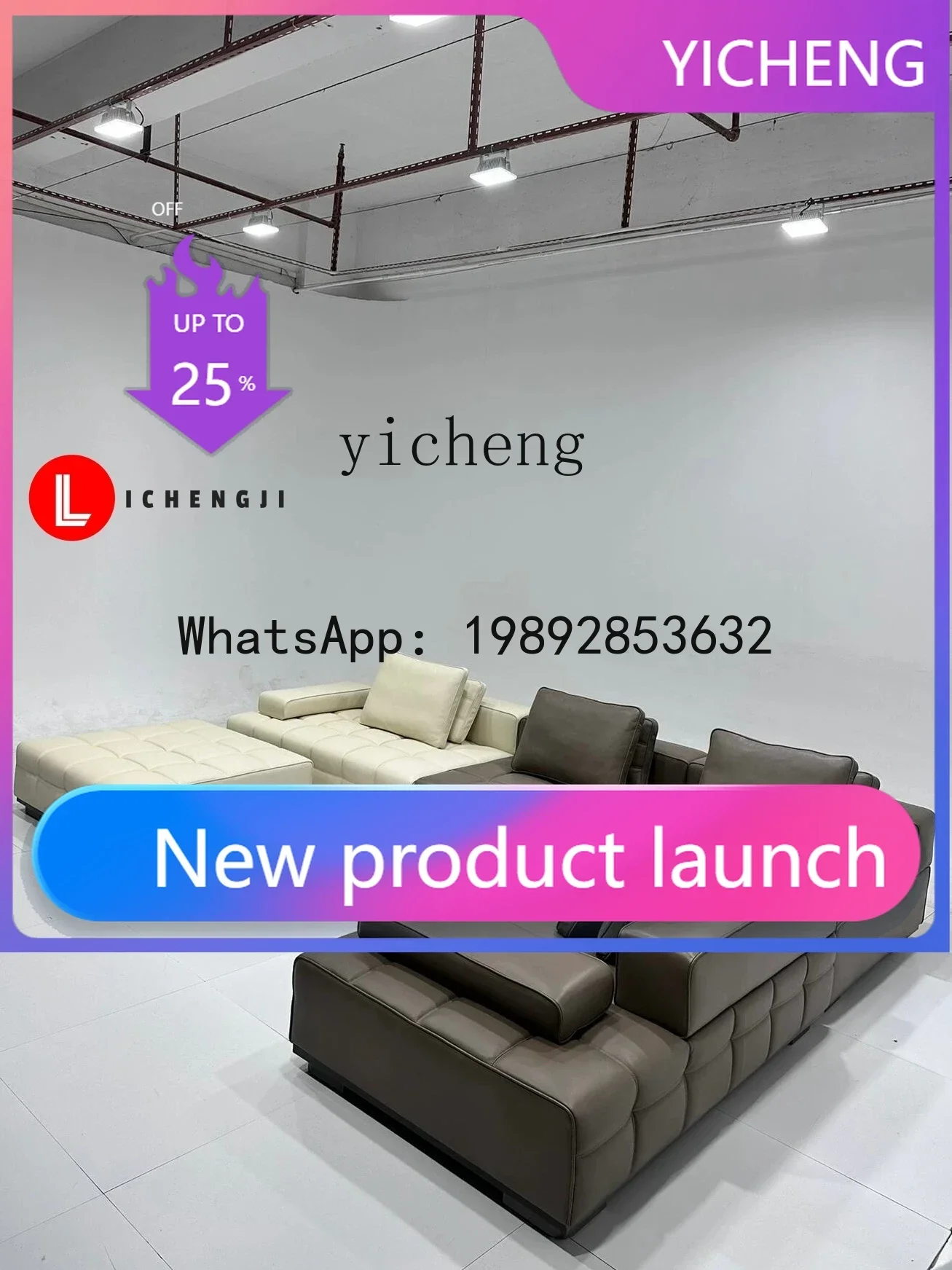 Sofa Minimalist Top Floor Large Apartment High-End Large Flat Floor Living Room Corner Combination