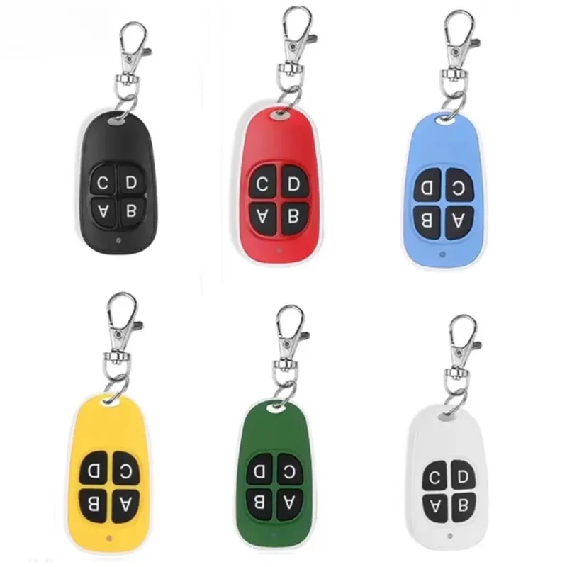 

Universal 433MHz Remote Control Garage Door Opener Wireless Transmitter 4 Keys Duplicator Clone Electric Door Key Copy Remote