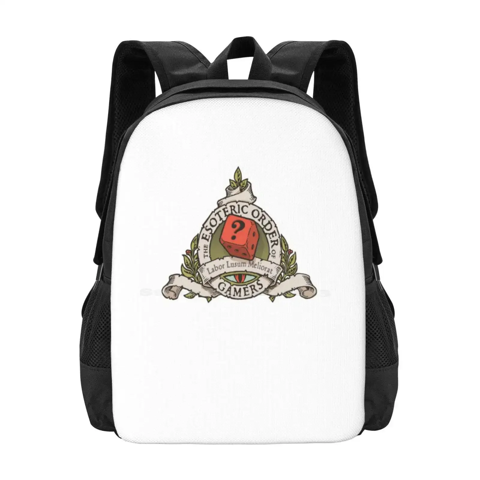 

The Esoteric Order Of Gamers Coat Of Arms Hot Sale Schoolbag Backpack Fashion Bags Tabletop Games Boardgames Miniatures Wargames