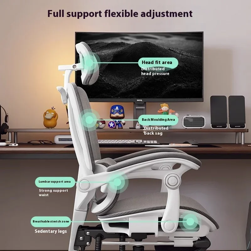 

Ergonomic Chair Computer E-sports Aluminium Chairs Liftable 8D Headrest Reception Counter For Business Home Office Furniture