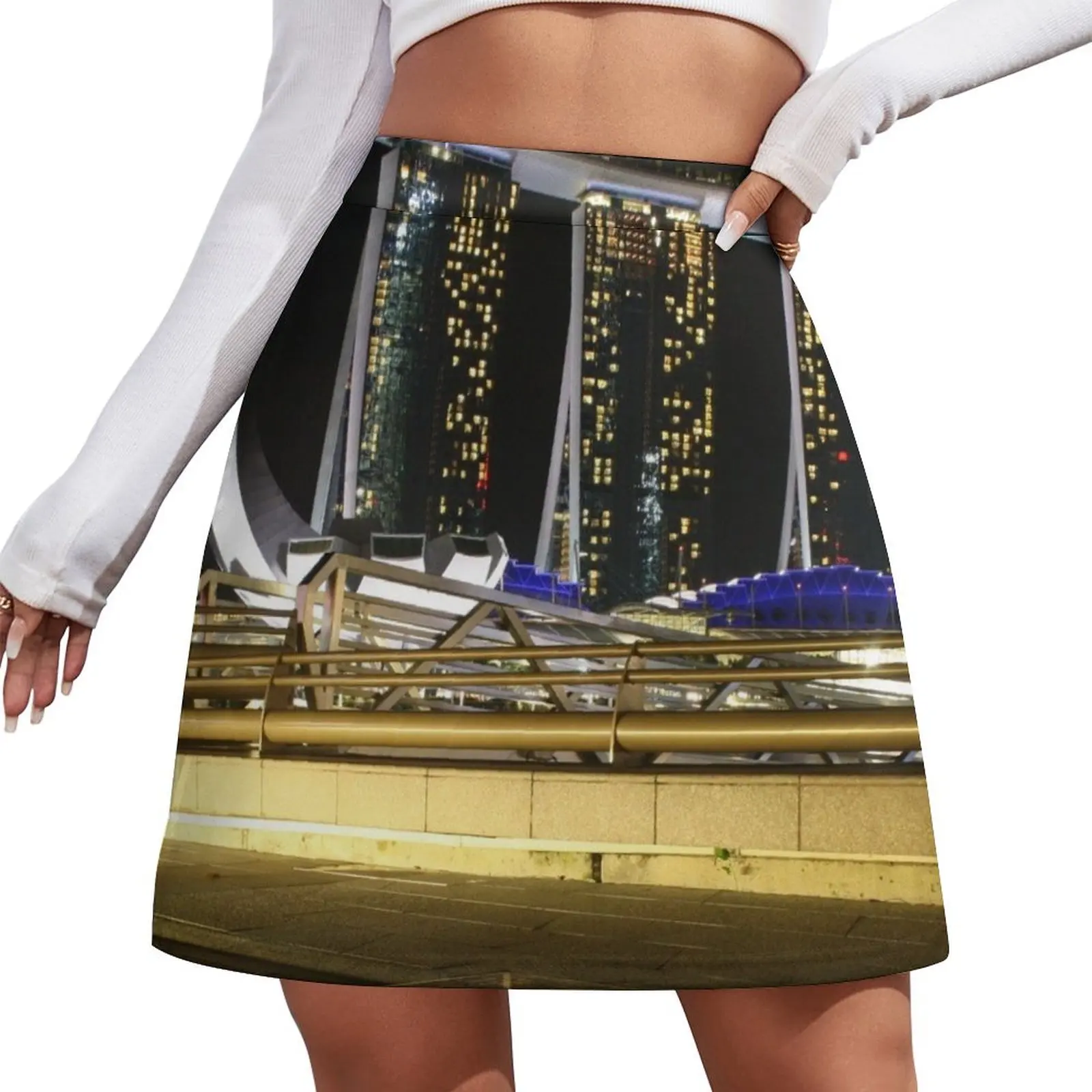 

Singapore Marina Bay Sands Hotel Mini Skirt Women's skirts skirts clothes cosplay
