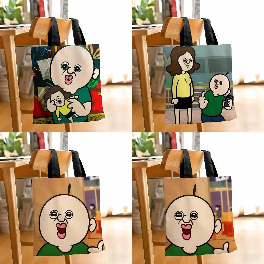 Internet MEME B-Bbangbbang's diary Storage Bags Beverage shopping bag grocery store storage bag for travel shopping storage