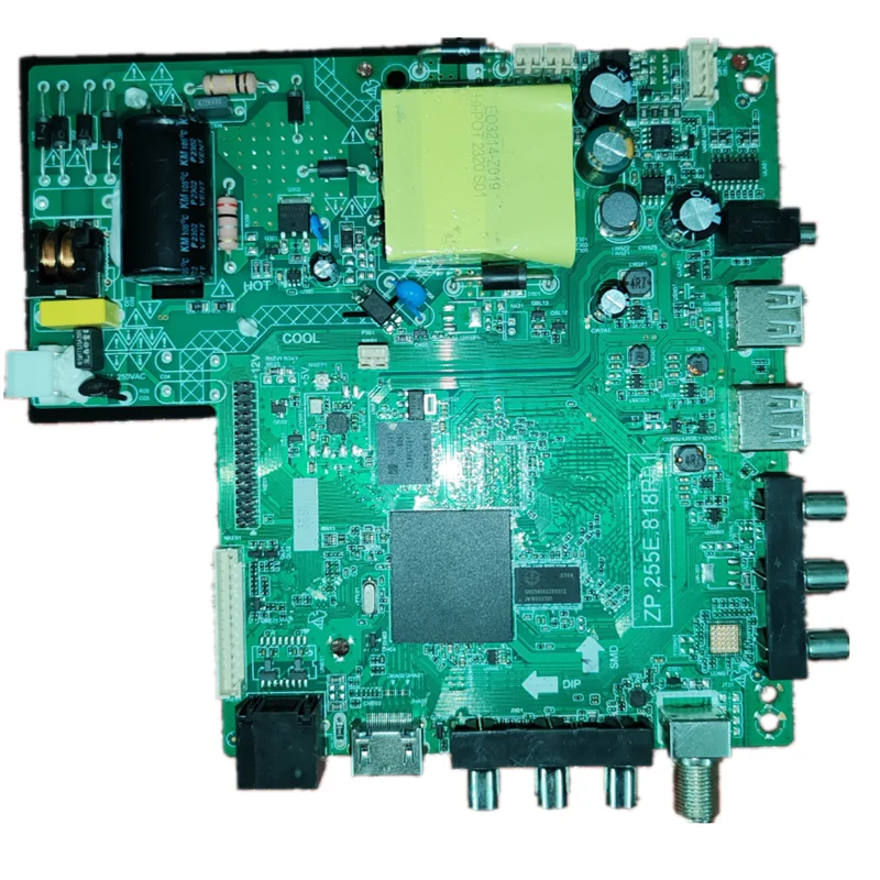 ZP.255E.818R01  WiFi network three in one TV motherboard, tested well, physical photo for 50-85v 700ma 45w