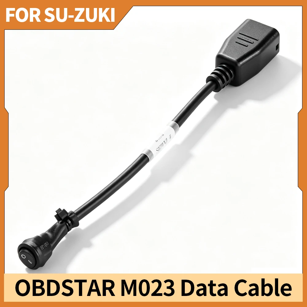 OBDSTAR M023 Data Cable for SUZUKI Motorcycle 6Pin to OBD2 16Pin Diagnostic Cable with Mode Switch for Moto Repair Scanner Tool