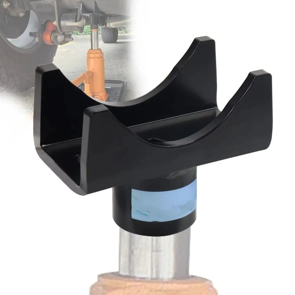 

Heavy Duty Bottle Jack Adapter Universal Fit Steel Construction Lifting Saddle Durable High Load-bearing Capacity Axle Saddle
