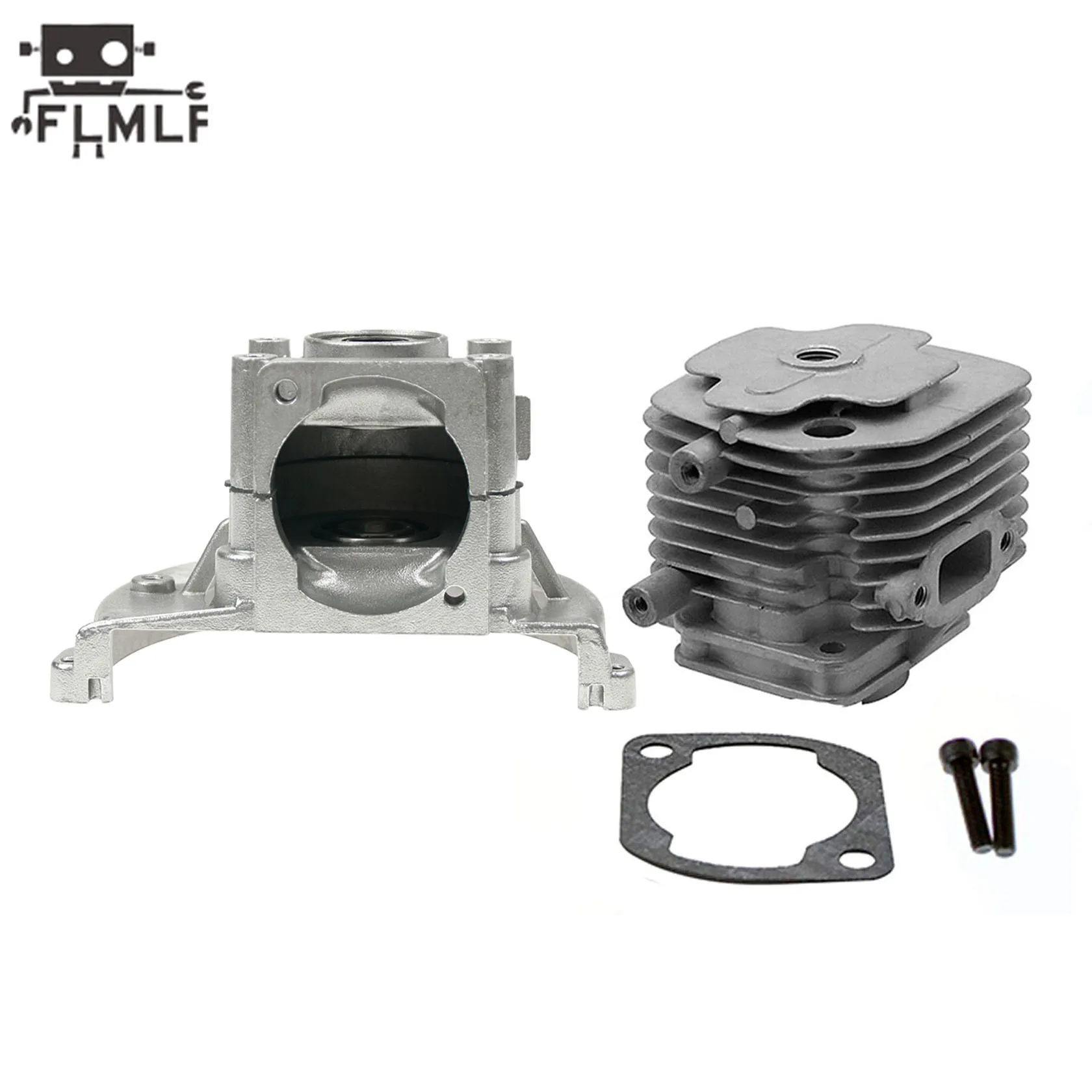 Rc auto 29CC 2 bulloni carter o cilindro per 1/5 HPI Rofun KM Baja LT FG DBXL Redcat Zenoah CY Rovan 23CC 26CC 29CC parti del motore