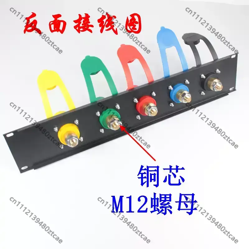 400A High Current Plug Socket 2U Panel Stage Light Audio LED Screen Power Dimmer Cabinet Connector