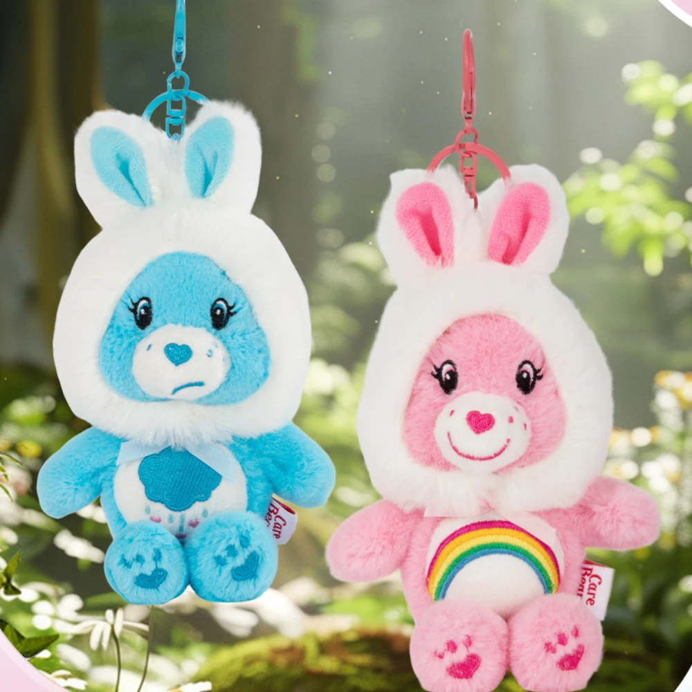 chaveiro-de-pelucia-fofo-ursinhos-carinhosos-rosa-com-coelhinho-pingente-de-bolsa-urso-arco-Iris-kawaii-para-criancas