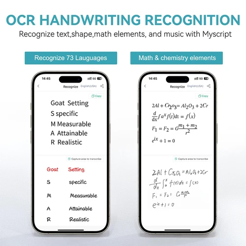 Imagen 2 del producto NEWYES SyncPen 4 bolígrafo inteligente con cuaderno Digital bolígrafo sincronizado bolígrafo de Gel borrable Bluetooth inalámbrico OCR con Bloc de notas