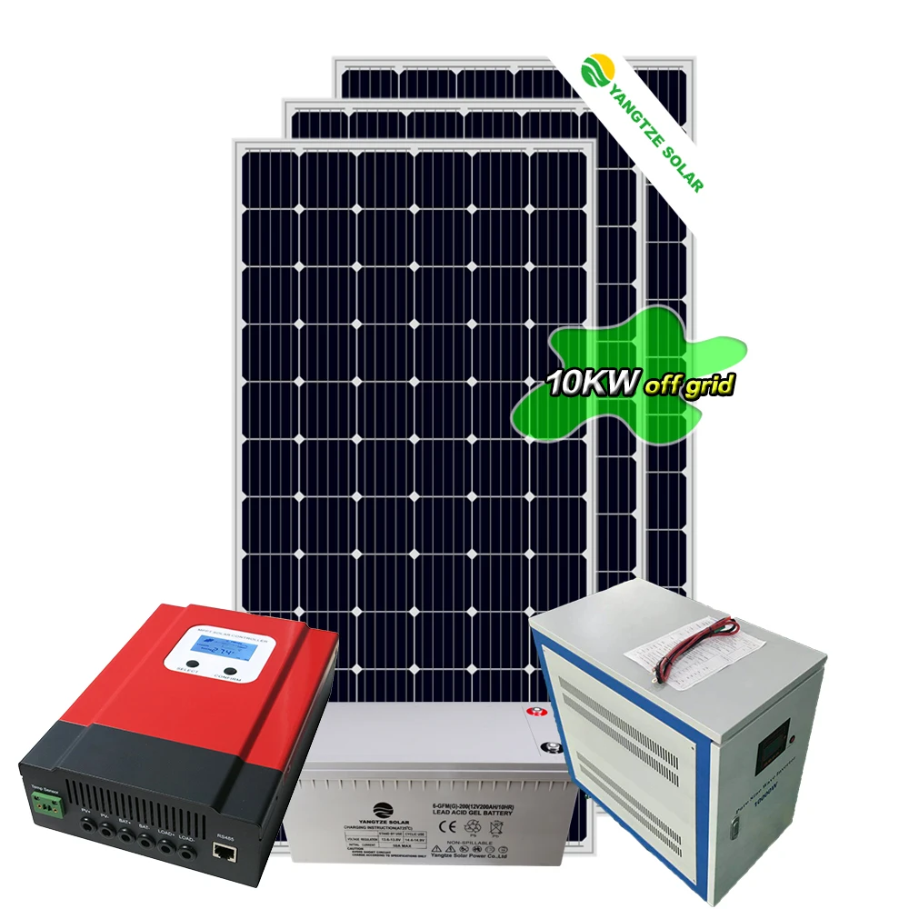 Yangtze off grid solar system packages with batteries