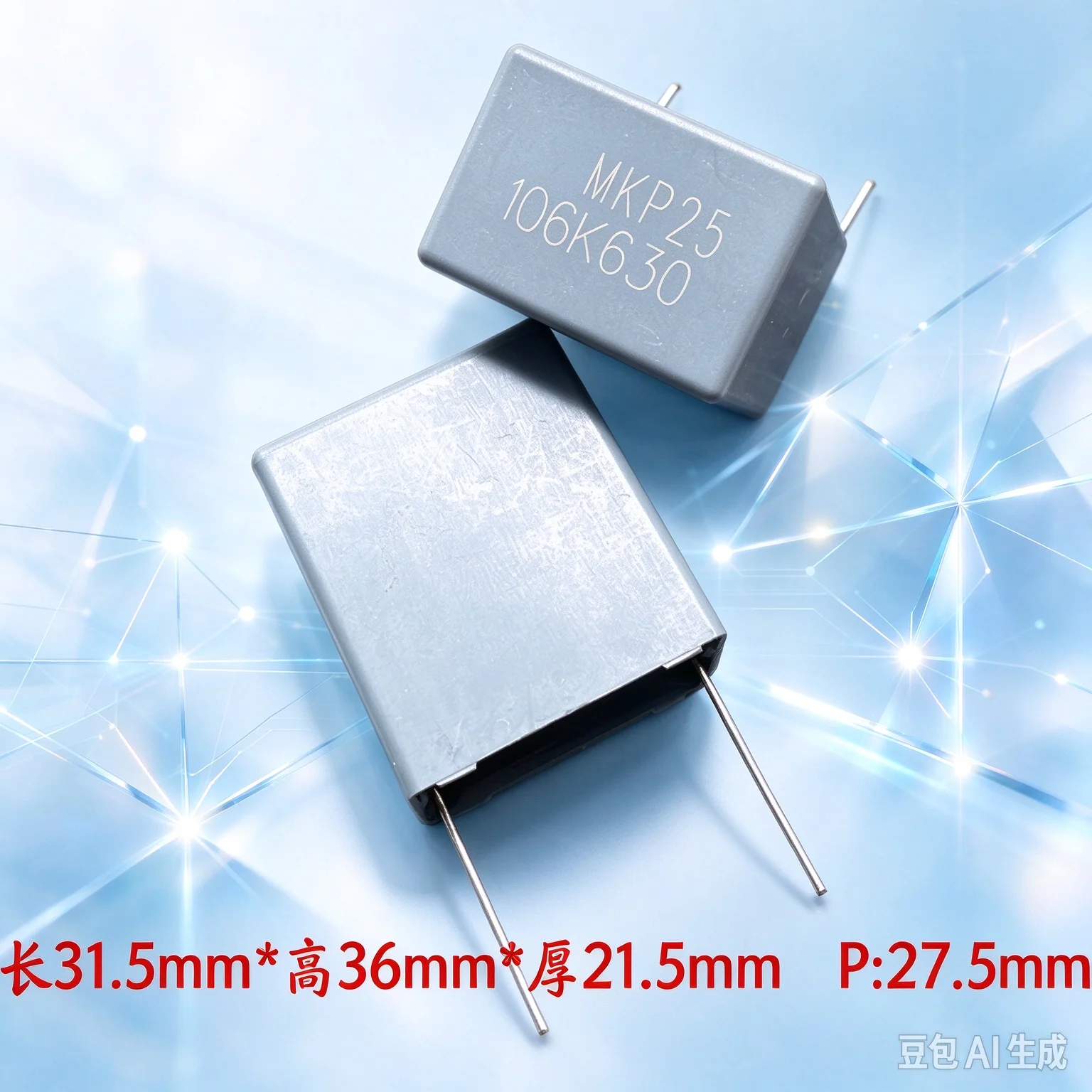 for FARA C352J106K MKP25 10uF 106 630V High Frequency Safety Capacitor  30pcs