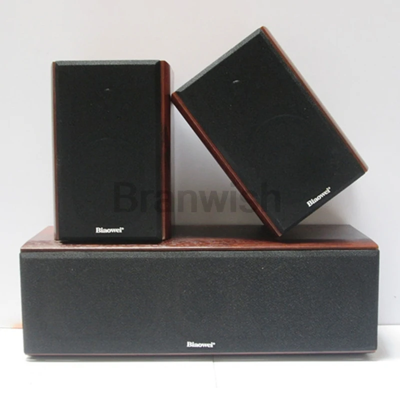 Caixa De Som De Subwoofer De Madeira, Passivo, Bidirecional, Médio, Alto Falante De Computador, Home Theater, Sistema De Som, Conjunto De Áudio, 5 