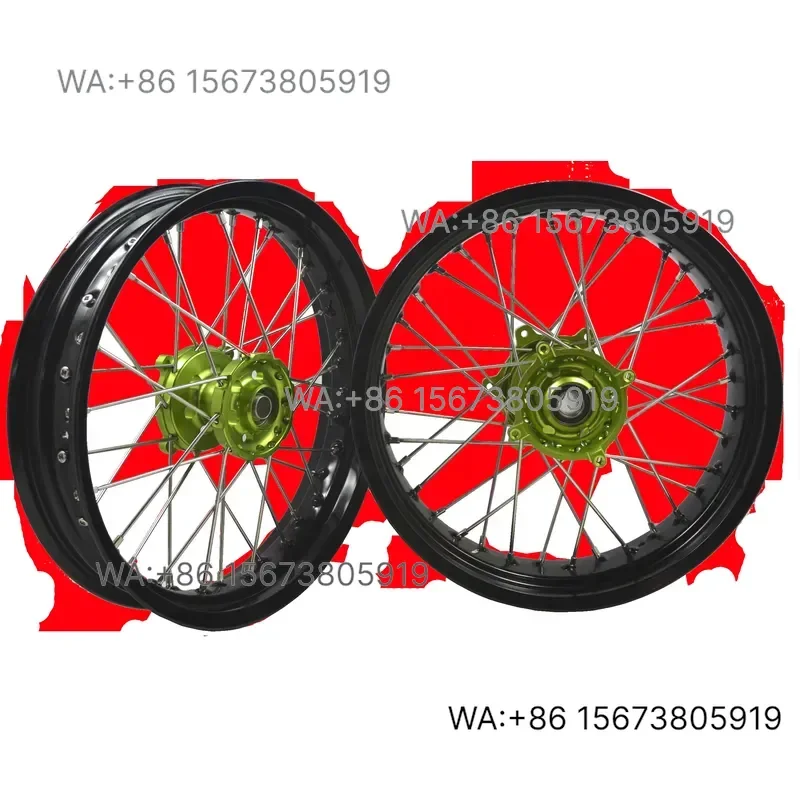 For  Wmwmnu Supermoto Wheel Parts Accessories  KX250 KLX250 Compatible with KAWASAKI Motorcycle Wheels Replacement Components