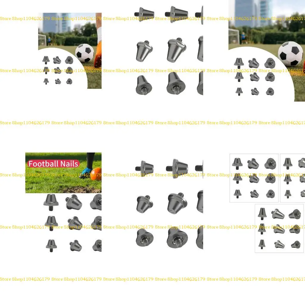 

A1A2 12Pcs Football Spikes Nails Screw Cleat Football Replacement Soccer Cleats