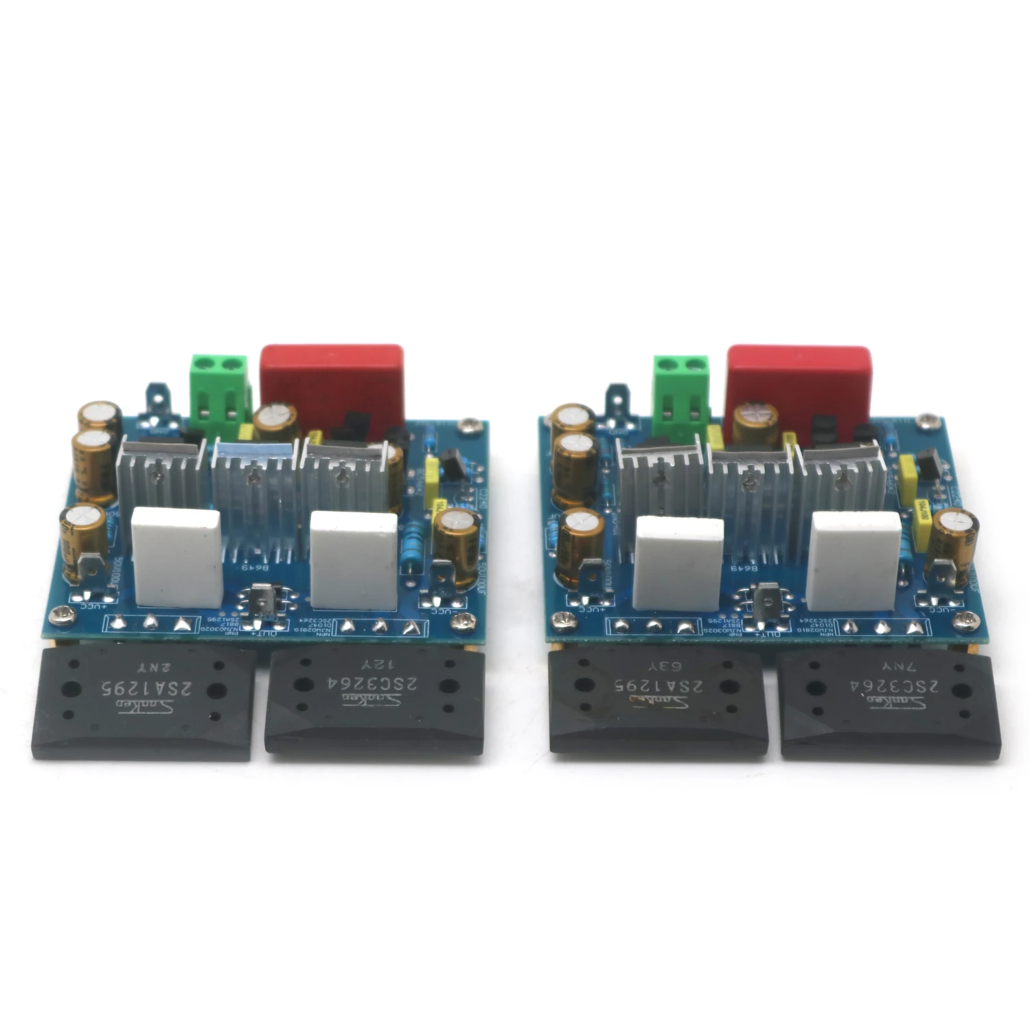 2PCS MX50 SE SANKEN 2SC3264 A1295 100W×2 듀얼 채널 오디오 전력 증폭기 보드 HiFi 스테레오 앰프