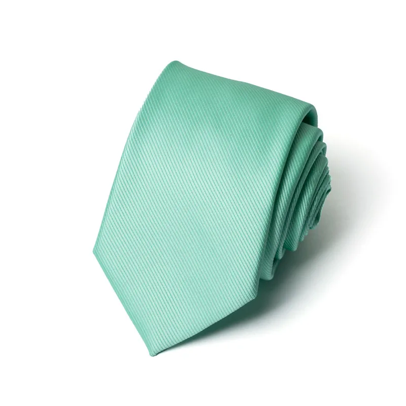 Elegante, stilvolle und praktische einfarbige Herrenkrawatte, ein klassisches Accessoire für Herrenanzüge, geeignet für Hochzeiten, Partys, Zeremonien. – Detail 3