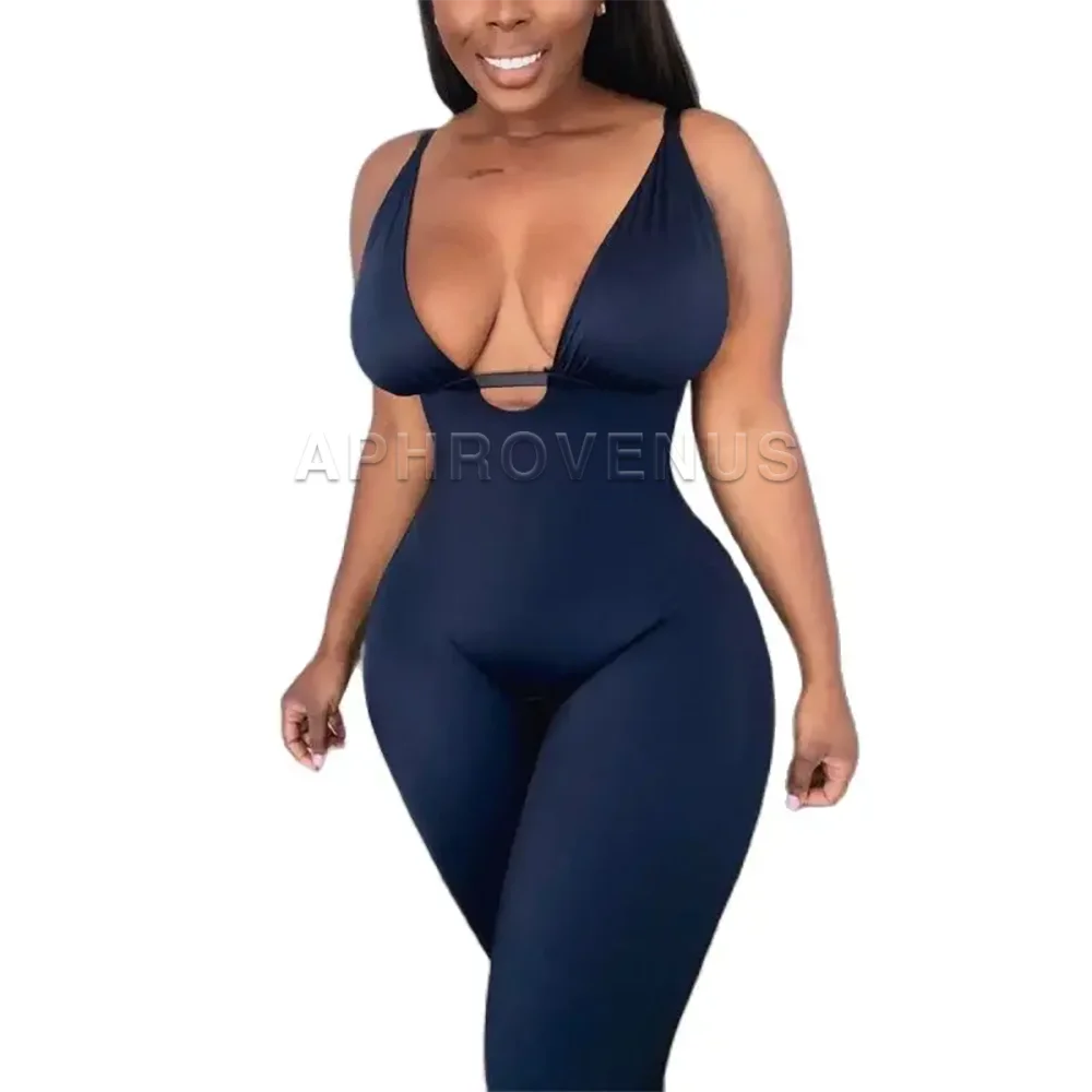 Fajas Slimming Lace Body Shaper Sculpting U-neckline Seamless Low Back Light Weight Compression Bodysuit Flatter Your Figure