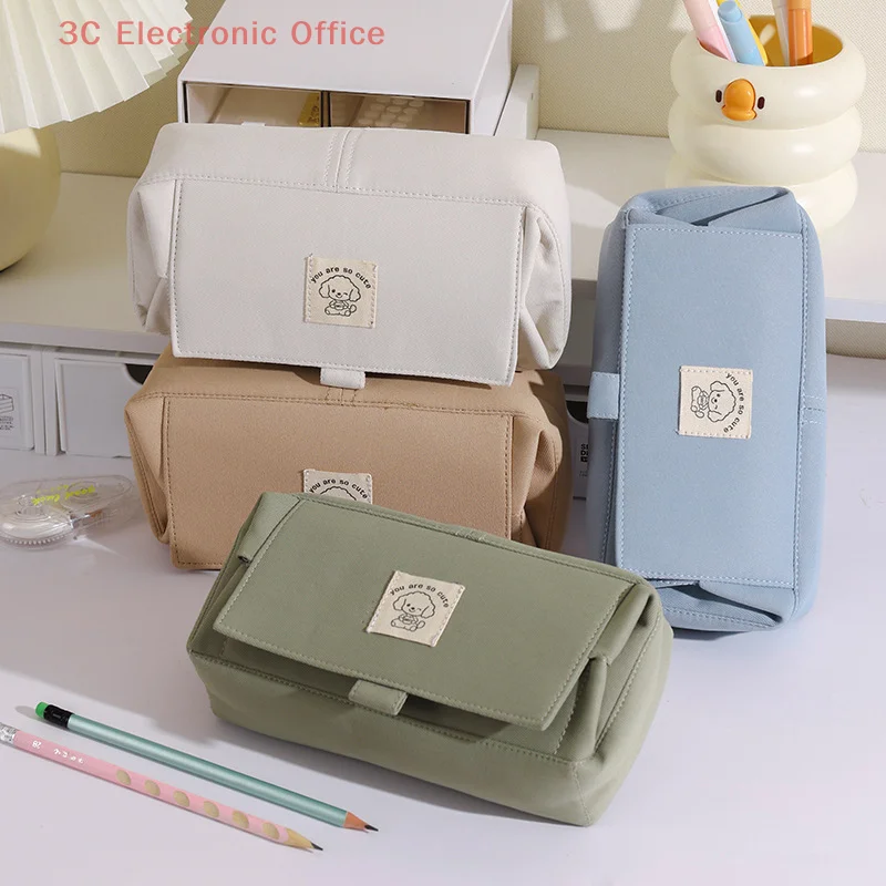 Sweet Design Flip Pencil Cases, Spacious for Stationery Items, Organizing Tool for Students, Essential School Supplies