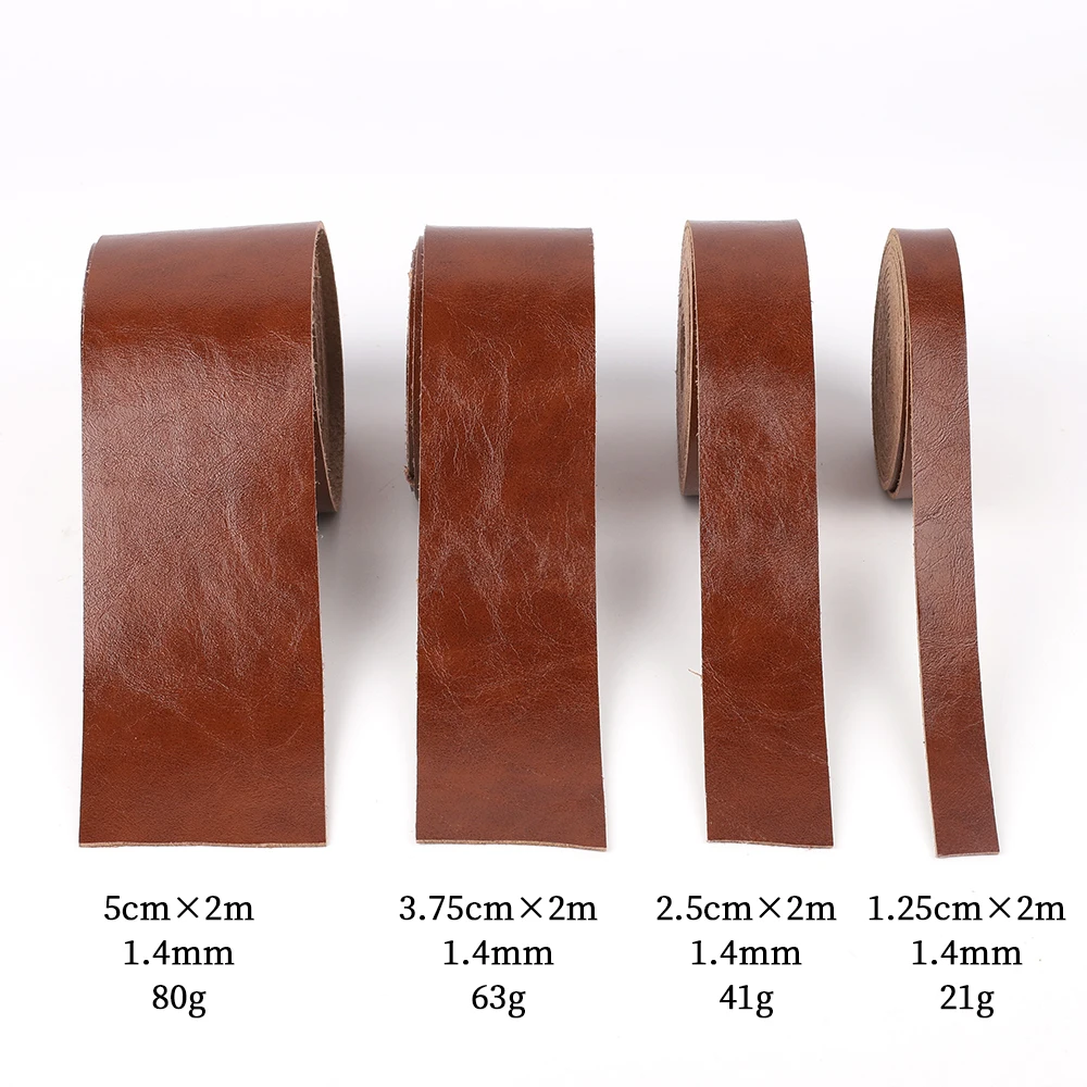 2 Meters DIY Leather Crafts Straps Strips for Bright Leather Crafts Accessories Belt Handle Crafts Making Durable and Sturdy