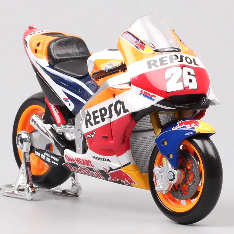 Dzieci 1/18 Maisto Honda RC213V Repsol # 26 Dani Pedrosa 2018 GP Racing Model Motocykla Zabawka Pojazd Miniatury Kolekcjonerskie