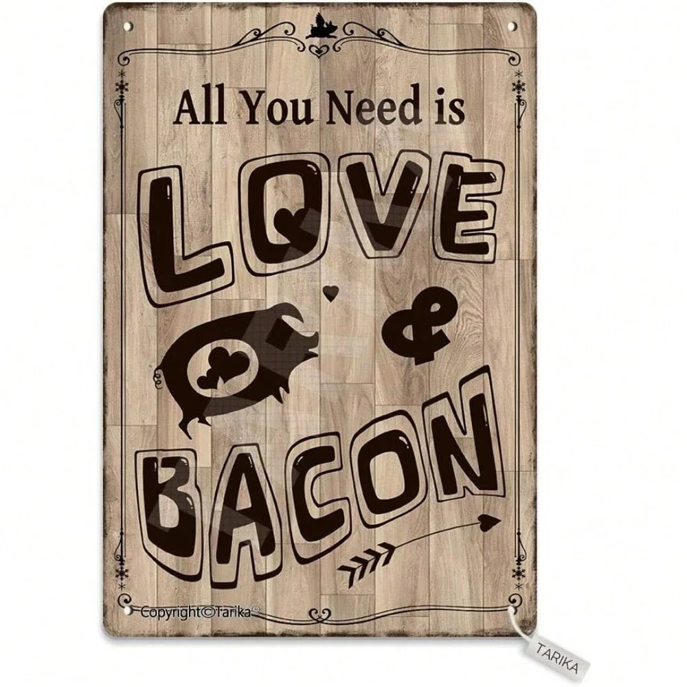 

ZIQING Retro Tin Metal Sign 8x12 Inch Vintage Home Décor Kitchen Wall Art Farmhouse Sign