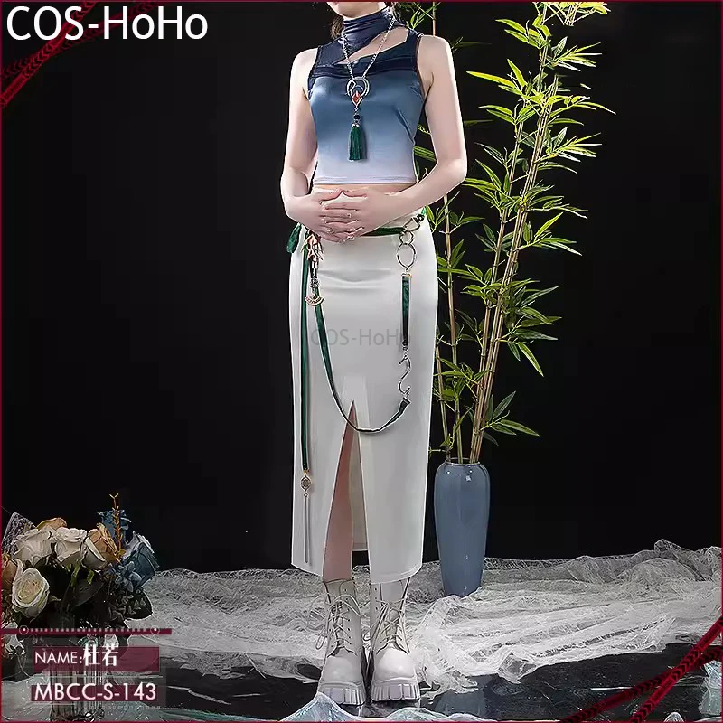 COS-HoHo Path To Nowhere Du Ruo Game Suit Elegant Lovely Uniform Cosplay Costume Halloween Party Role Play Outfit Women