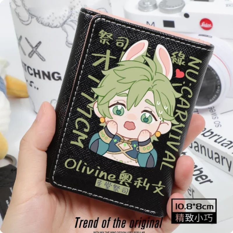 Anime Nu: Carnival Olivine  Wallet Women's Fold Bag Multi Card Large Capacity Fashion Wallet Gift