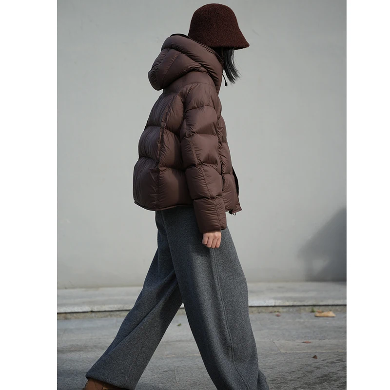 Super soft puff cloud down jacket women's short Korean version small slim turtle back bread jacket thickened cotton jacket