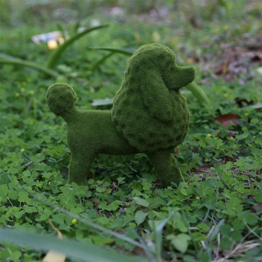 

Premium Resin Dog Statue Garden Decoration Lawn Courtyard Adornment Cute Animal Sculpture for Use